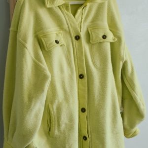 Free People Ruby Jacket | Size Small | Bright Yellow